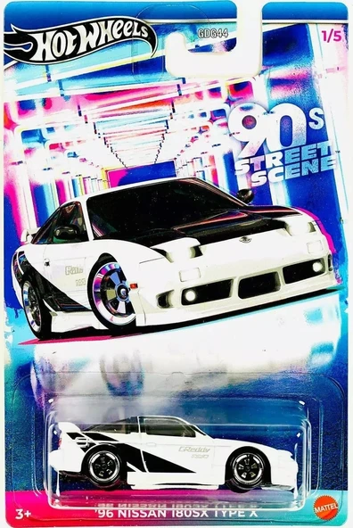 Hot Wheels 90's Street Scene 96 NISSAN 180SX TYPE X JCB57 ürün görseli 1
