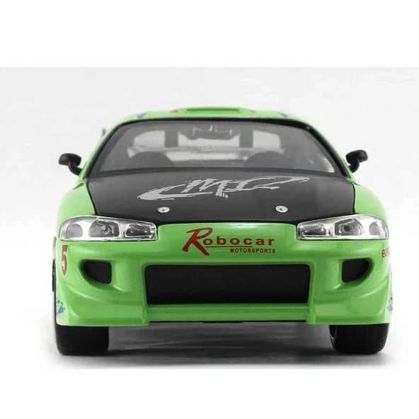 Jada 1/24 Fast & Furious 1995 Mitsubishi Eclipse - Resim 4