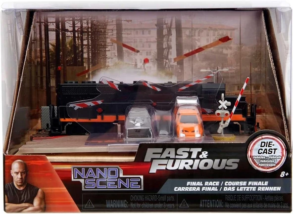 Jada Fast & Furious Nano Train Scene Diorama ürün görseli 1