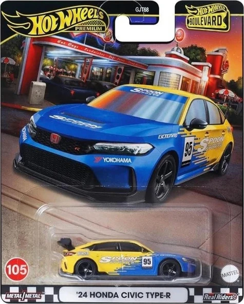 Hot Wheels Premium Boulevard 24 Honda Civic Type-R ürün görseli 1