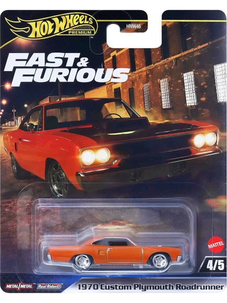 Hot Wheels Premium Fast & Furious 1970 Custom Plymouth Roadrunner ürün görseli 1