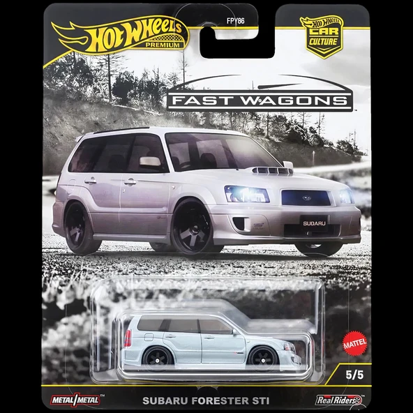Hot Wheels Premium Car Culture Fast Wagons Subaru Forester STI ürün görseli 1