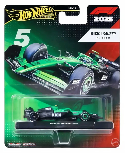 Hot Wheels Premium Formula 1 Kick Sauber 2025 No: 5 JKD89 ürün görseli 1