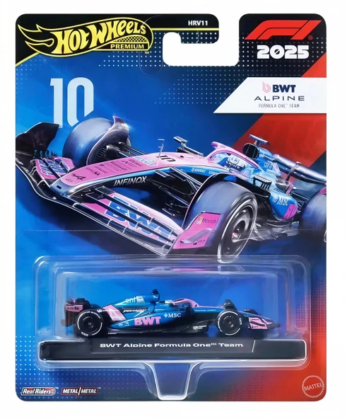 Hot Wheels Premium Formula 1 - BWT Alpine 2025 One Team JKD82 ürün görseli 1