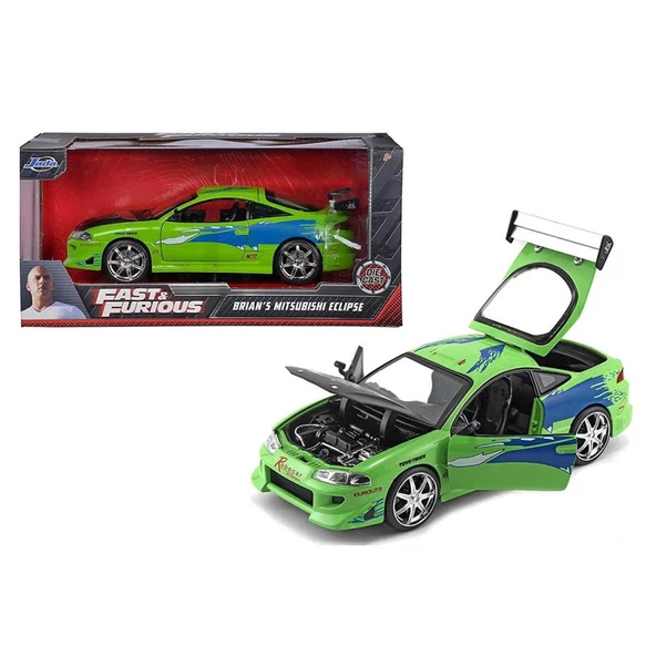 Jada 1/24 Fast & Furious 1995 Mitsubishi Eclipse ürün görseli 1