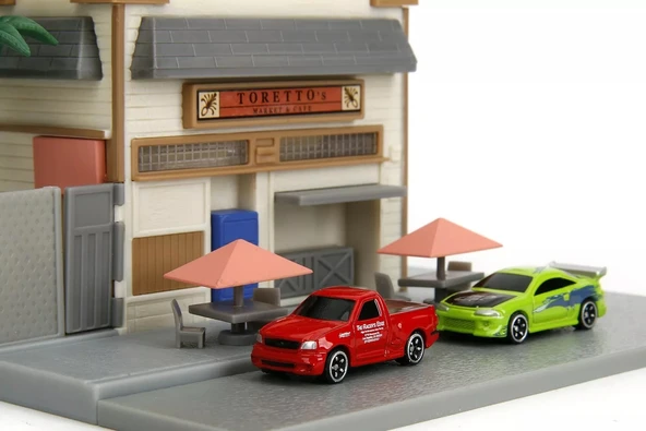 Jada Fast & Furious Nano Scene Diorama Dom Torreto's Market & Cafe ürün görseli 1