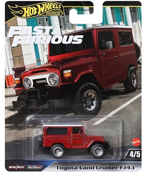 Hot Wheels Premium Fast & Furious Toyota Land Cruiser FJ43 HRT96 ürün görseli 1