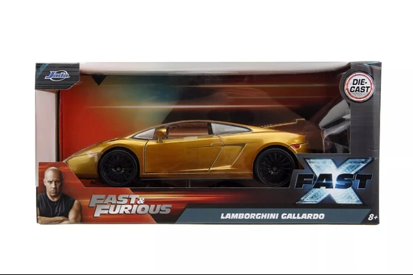 Jada 1/24 Fast & Furious Lamborghini Gallardo Gold ürün görseli 1