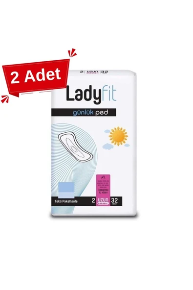 Ladyfit Günlük Ped Uzun 64 Ped ürün görseli 1