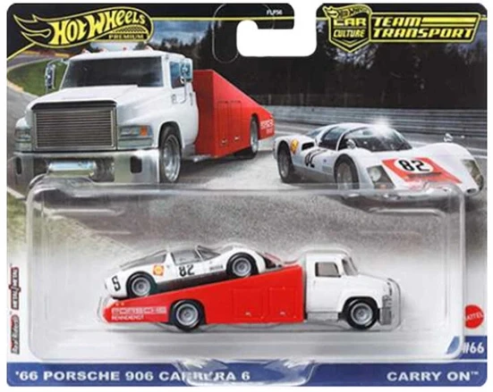 Hot Wheels Team Transport 2024 - Mix 2 -66 Porsche 906 Carrera 6 ürün görseli 1