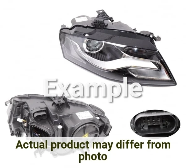 Honda Civic 2012-2016 Far Fb7 Sedan Elektrikli Siyah Sol (Oem No:33150Tr0X3) ürün görseli 1