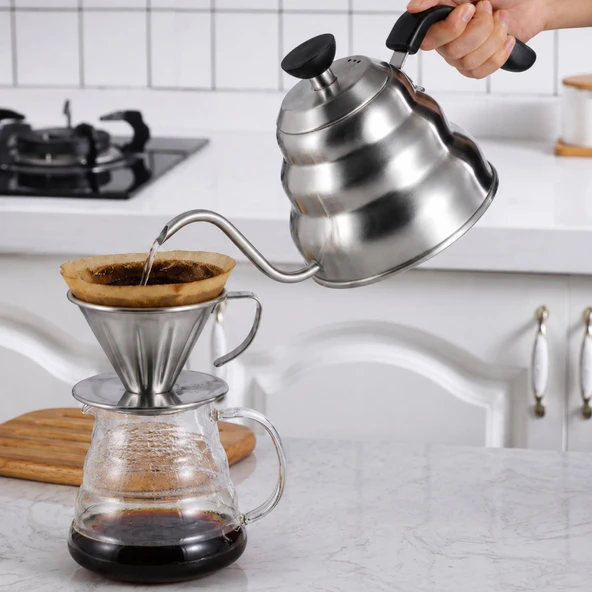 UN-642 BARISTA KETTLE 1200 ML 304SS - Resim 2