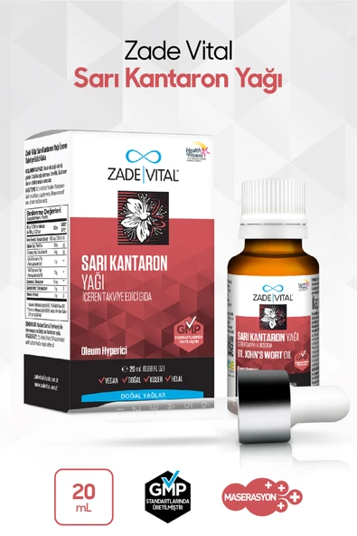 Zade Vital Sarı Kantaron Yağı 20 ml - Resim 4
