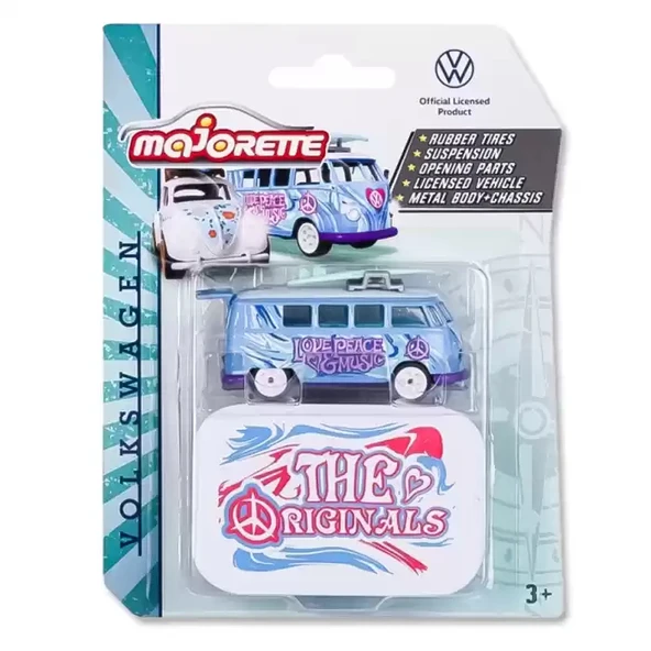 Majorette Volkswagen Deluxe Cars - T1 Love Peace ürün görseli 1