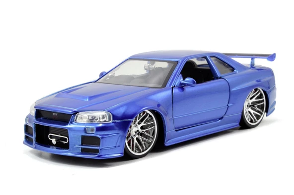 Jada 1/24 Fast & Furious 2002 Nissan Skyline Blue ürün görseli 1
