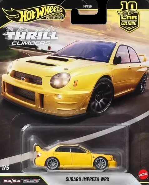 Hot Wheels Premium Thrill Climbers - Subaru Impreza WRX ürün görseli 1