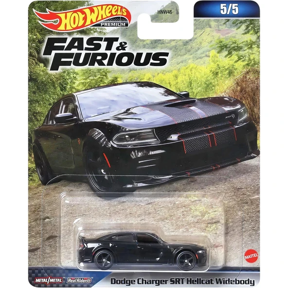 Hot Wheels Premium Fast & Furious Dodge Charger SRT Hellcat Widebody ürün görseli 1