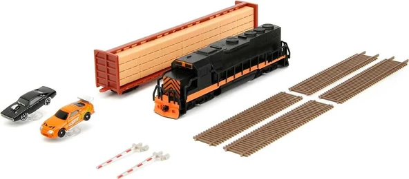 Jada Fast & Furious Nano Train Scene Diorama - Resim 3