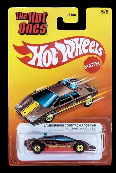 Hot Wheels Silver Series  Hot Ones - Lamborghini Countach Pace Car ürün görseli 1