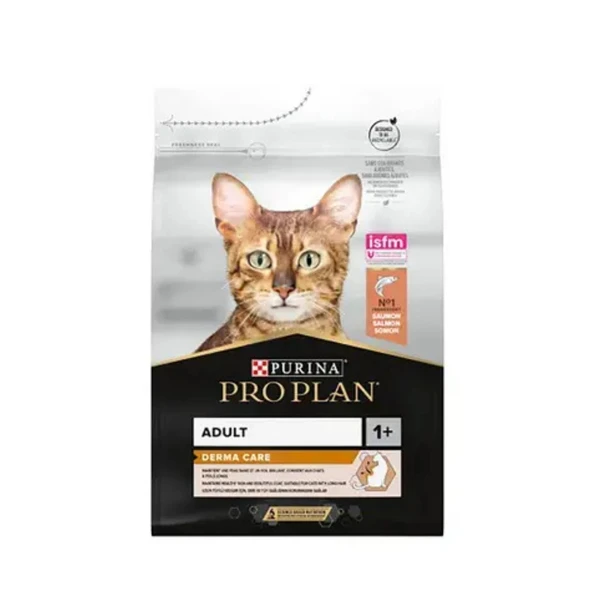 Pro Plan Derma Plus (Elegant Adult) Tüy Yumağı Kontrolü Somonlu Yetişkin Kedi Maması 10 kg ürün görseli 1