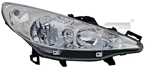 Peugeot 207 (2006 Yılında Çıkan Kasa) Far Sağ (Oem No:620695) ürün görseli 1