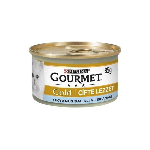Gourmet Gold Okyanus Balıklı Yetişkin Kedi Konservesi 85 Gr ürün görseli 1