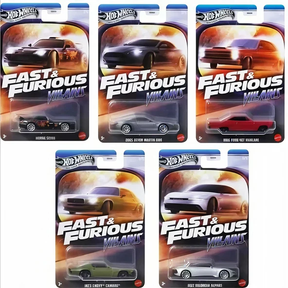 Hot Wheels Silver Series Fast & Furious Villains ürün görseli 1