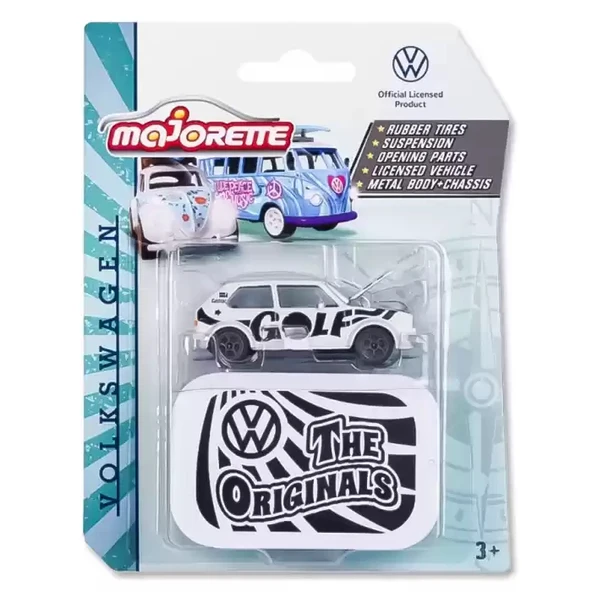 Majorette Volkswagen Deluxe Cars - Golf MK 1 White ürün görseli 1