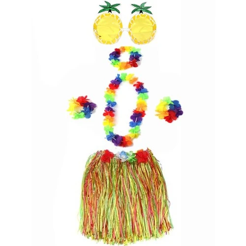 Luau Aloha Hawaii Parti Seti ürün görseli 1