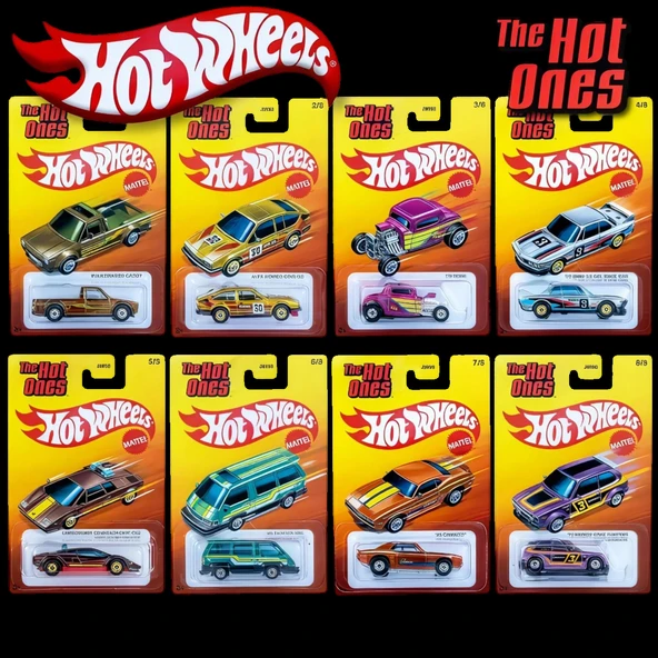 Hot Wheels Hot Ones 8 Araçlık Set JBY68-979C ürün görseli 1