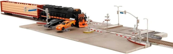 Jada Fast & Furious Nano Train Scene Diorama - Resim 7