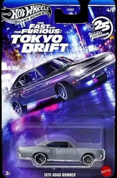 Hot Wheels Silver Series Fast & Furious Tokyo Drift - 1970 Road Runner ürün görseli 1