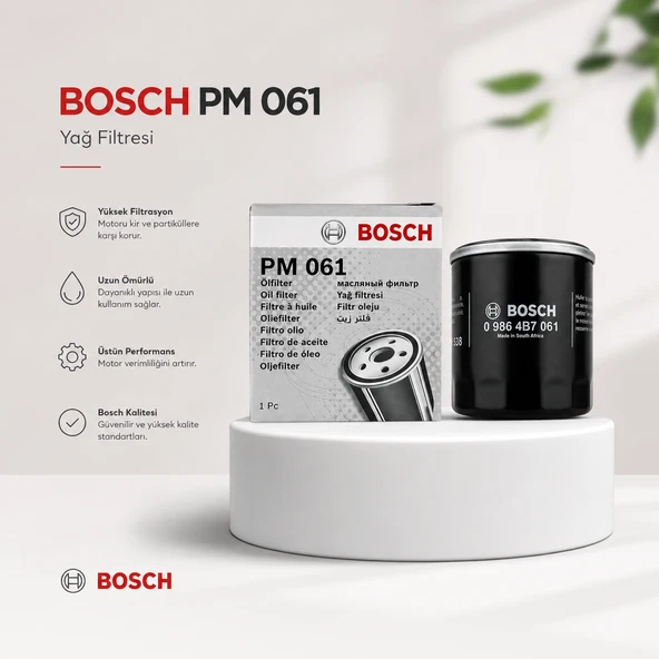 Yamaha FZ 1 Fazer Tüm Modeller Bosch Yağ Filtresi OBYF41 ürün görseli 1