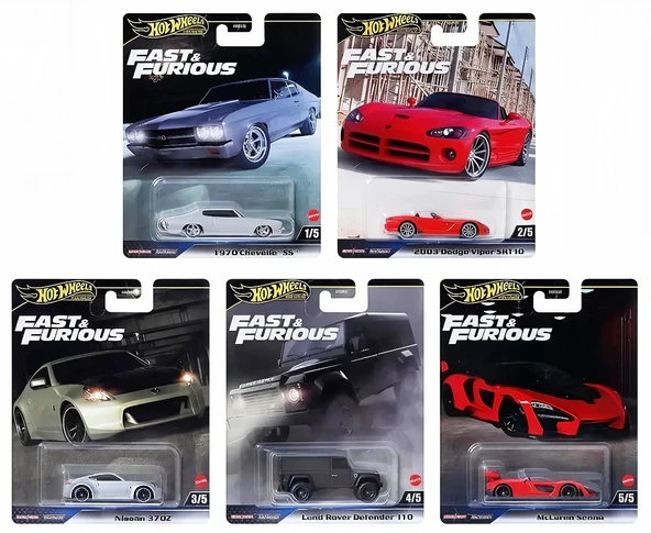 Hot Wheels Premium Fast & Furious 2025 Mix ürün görseli 1