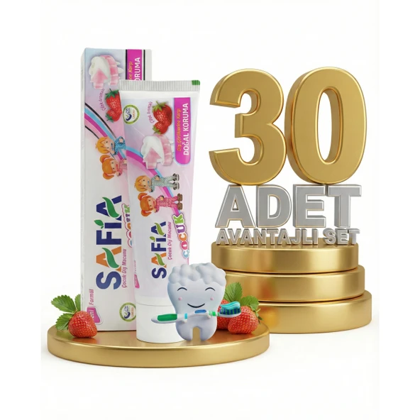 Safia Çocuk Diş Macunu 30x60 ml ürün görseli 1