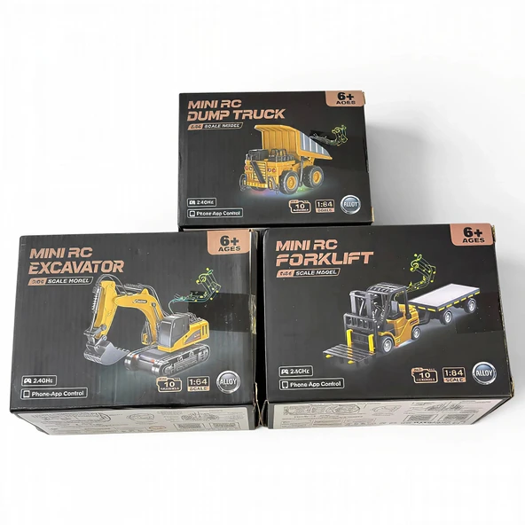 Mini RC İş Makinaları Seti ürün görseli 1