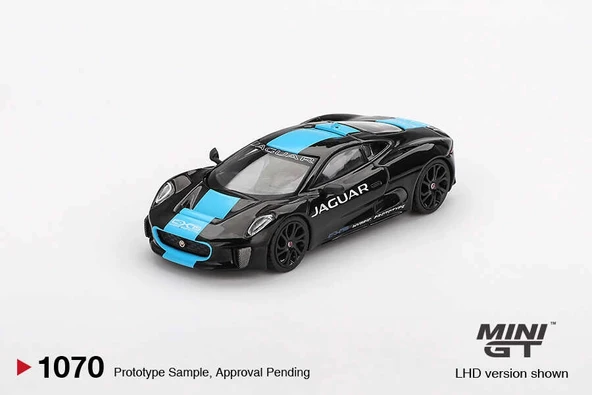 Mini GT MGT01070 1/64 Jaguar C-X75 Black ürün görseli 1