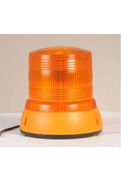 12V-24V Çakar Tepe Lambası Sarı Ledli (145*145 mm) - TAS-060 ürün görseli 1