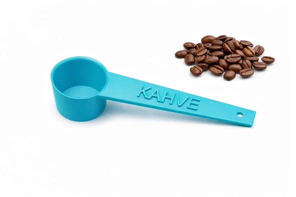 KAHVE Yazılı Kahve Ölçü Kaşığı ,Espresso , Filtre Kahve , Set, Renk Seçenekli ,Turkuaz (1 Adet) ürün görseli 1