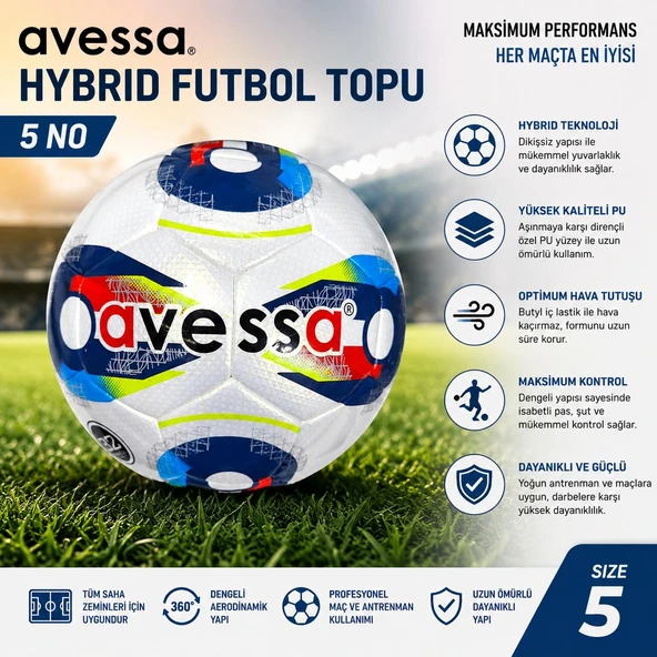 Avessa Hft-350 Hybrid Futbol Topu No5 ürün görseli 1