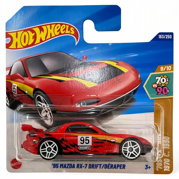 Hot Wheels (2025) 95 Mazda RX-7 Drift / Deraper ürün görseli 1