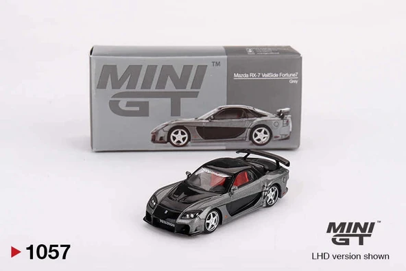 Mini GT MGT01057 1/64 Mazda RX-7 VeilSide Fortune Grey ürün görseli 1