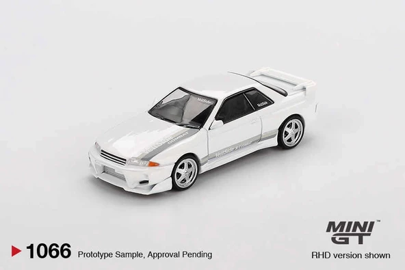 Mini GT MGT01066 1/64 Nissan Skyline GT-R (R32) VeilSide Combat C-I White ürün görseli 1