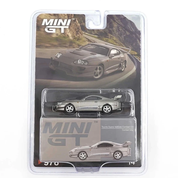 Mini GT 1/64 Toyota Supra VeilSide Combat V-II Combat Grey - Blister Paket MGT00978-BL ürün görseli 1