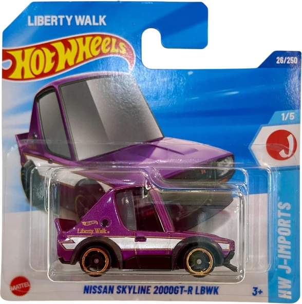 Hot Wheels (2025) Nissan SKYLINE 2000GT-R LBWK (Mor) ürün görseli 1