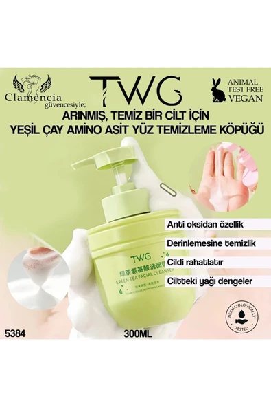 Yüz Temizleme Köpüğü 300g Yeşil Çay ürün görseli 1