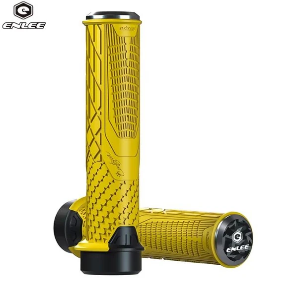 Enlee Mtb Bmx Silikon Bisiklet Elcik Kaymaz Yapı 140 mm Bisiklet Elciği Kolay Kavrama Gold Sarı ürün görseli 1