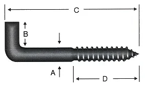 Şofben Çivisi No 2 / 5.8x60 - 100 Adet - Resim 2