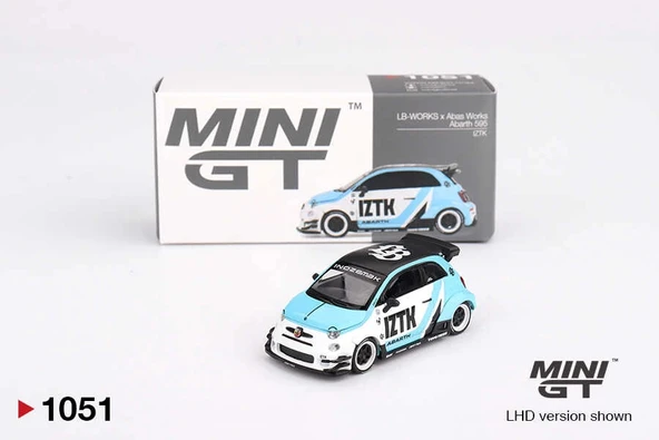 Mini GT MGT01051 1/64 Abarth 595 LB-WORKS x Abas Works IZTK ürün görseli 1