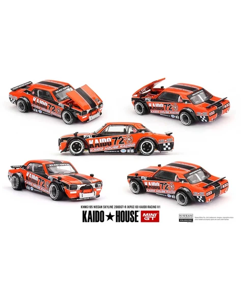 Mini GT 1/64 Kaido House Nissan Skyline 2000GT-R (KPGC10) Kaido Racing V1 ürün görseli 1